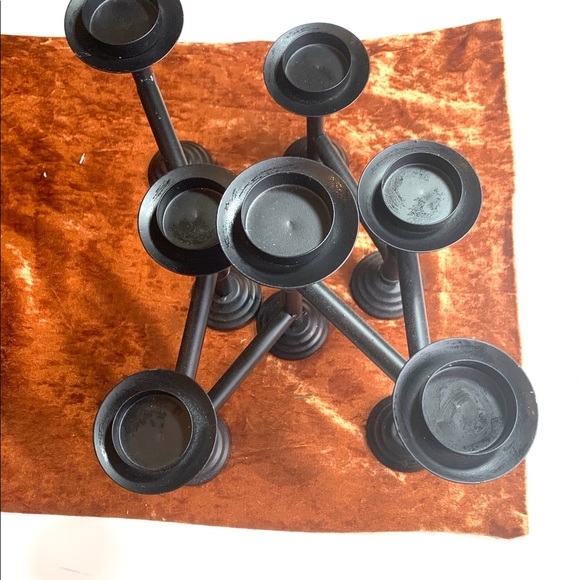 Black multi candle holder - Picture 7 of 8